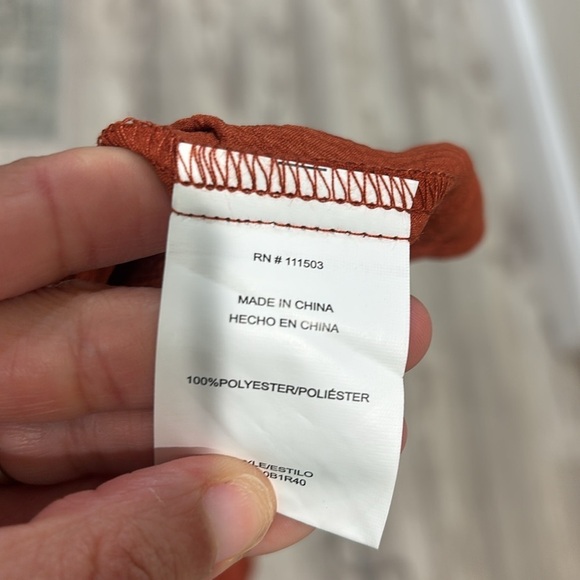 Rust Orange Sundress size medium NWOT - Picture 5 of 7